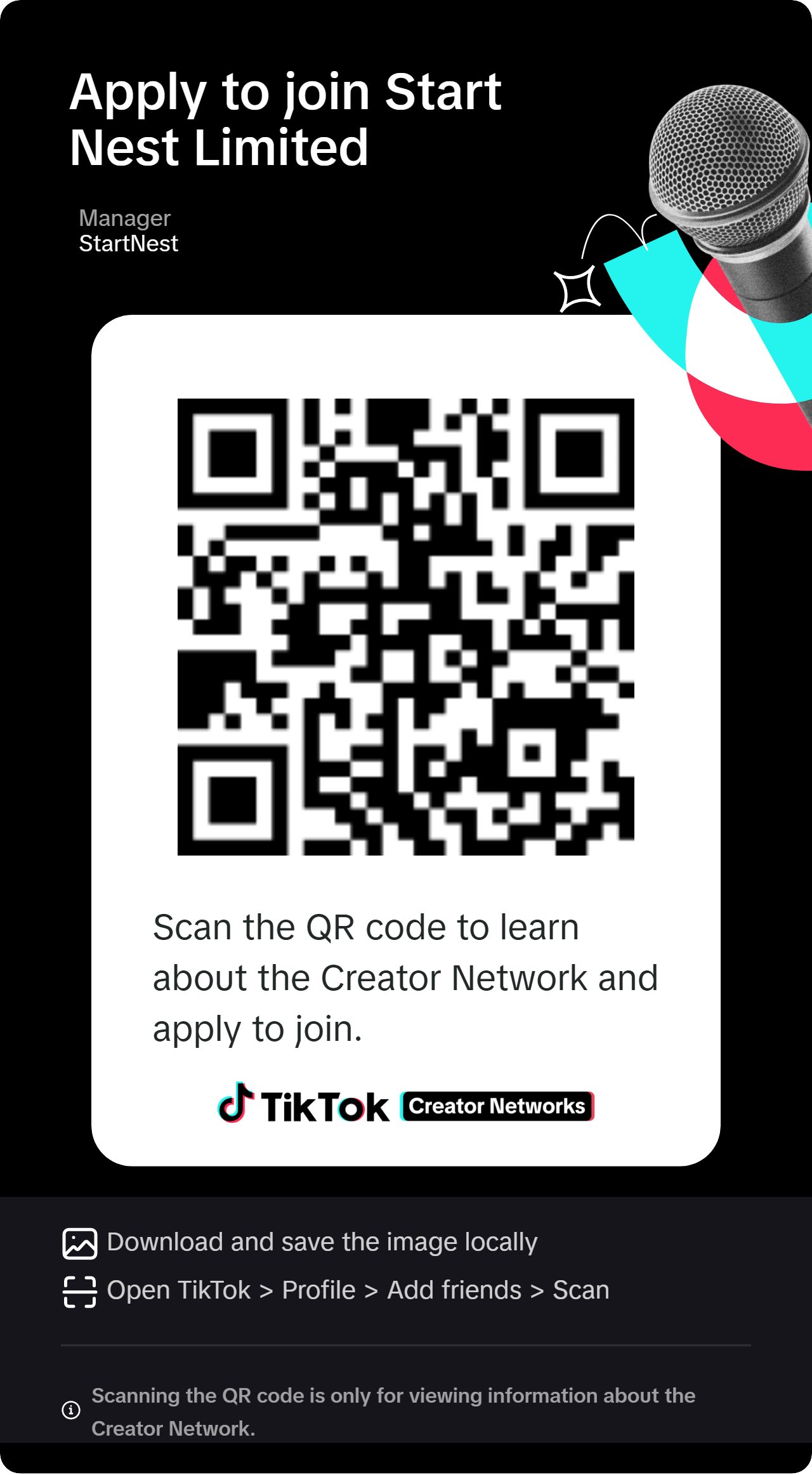 Join Start Nest UK QR